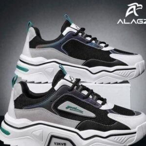 ALagzi 2025 Mens Casual Sci-Fi Warrior Shoes Running Sneakers - Black/Green