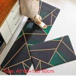 2 Pcs Of Anti-slip Kitchen Floor Mat /Rug -40*60+40*120cm