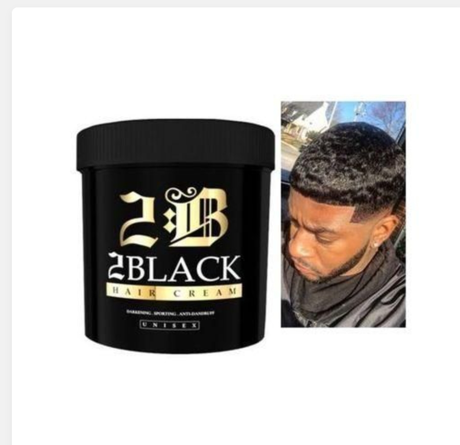 2Black Darkening & Anti-dandruff Unisex Hair Cream(80g)