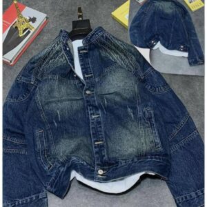 Vintage Style Cropped Denim Jacket