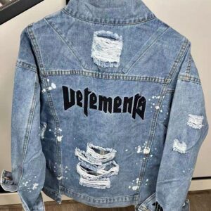 Men’s Vintage Distressed Denim Jacket