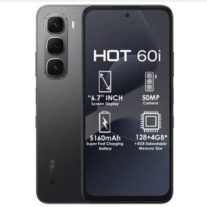 Infinix Hot 60i 6.78" 4GB RAM/128GB ROM Android 15-Black