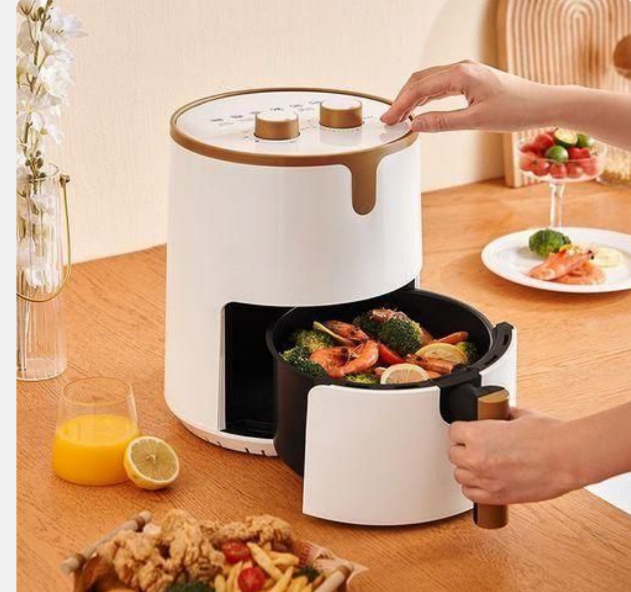 Nine 5L Extra Large Capacity 1,200W Energy Saver Air Fryer