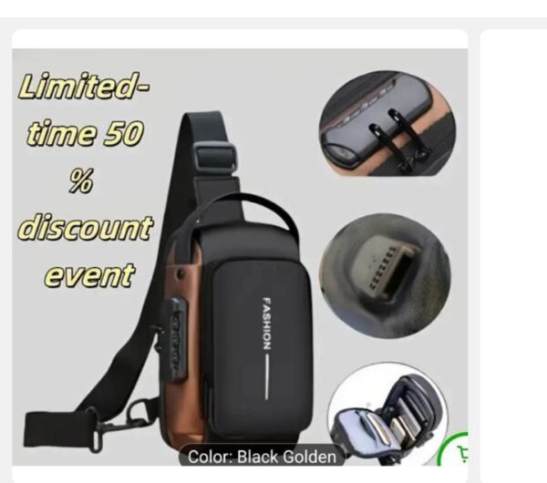Unisex Professional Backpack with Combination Lock